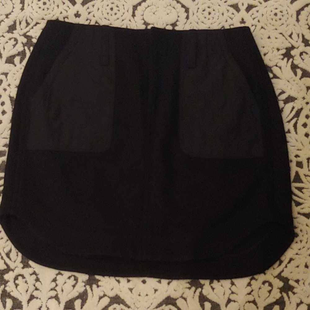 Madewell 6 woven & quilted skirt